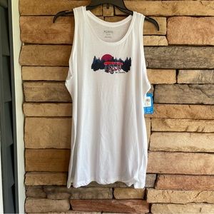 Columbia white Bluff Mesa Lightweight Tank Top NWT Women XL